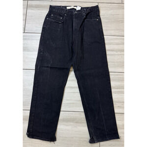 Vintage Gap 34x30 Easy Fit Jeans Baggy Skater 90s Y2K Distressed Leg Opening*‎